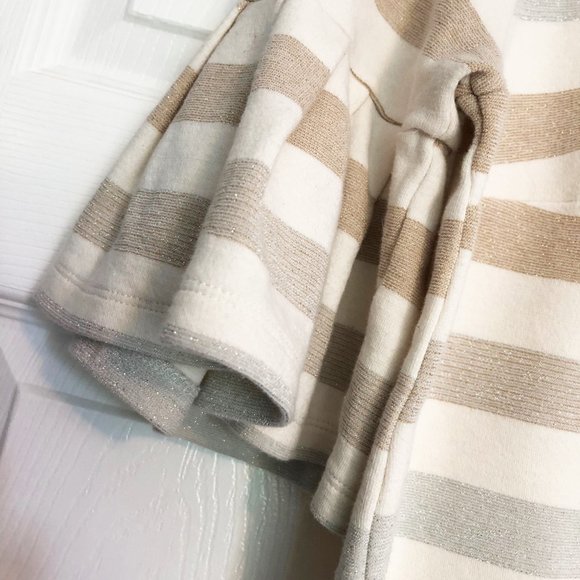 ANTHROPOLOGIE MAEVE | Sparkle Ruffle Sleeve Top | Size XS - Picture 6 of 10